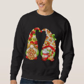 Pizza Lover mit Niedlichem Muster und sonniger Pas Sweatshirt (Vorderseite)