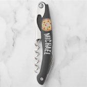 Pizza Lover Mix Deer Hunter Kleine Geschenk Kellnermesser (Vorderseite)
