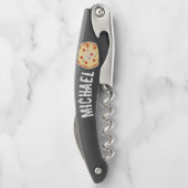 Pizza Lover Mix Deer Hunter Kleine Geschenk Kellnermesser (Rückseite)
