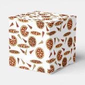 Pizza Lover-Muster Geschenkschachtel (Rückseite)