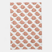 Pizza Lover Pattern  Geschirrtuch (Vertikal)
