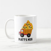 Pizza Lover Personalisiert Gift Kaffeetasse (Links)