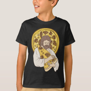 Pizza Lover Pizzeria Jesus and Pizza Italienische T-Shirt