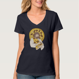 Pizza Lover Pizzeria Jesus and Pizza Italienische T-Shirt