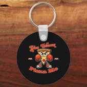 Pizza Lover Schlüsselanhänger (Vorderseite)