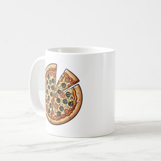 Pizza Lover-Tasse Kaffeetasse (Vorderseite Links)