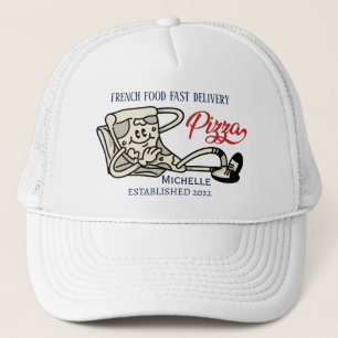 Pizza Lover Trucker Hat - Einstellbarer Snapback M Truckerkappe