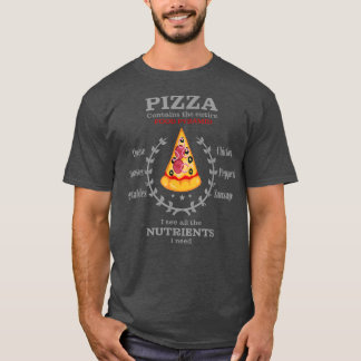 Pizza Lover und Pizza Fitness für Food Pyramid 205 T-Shirt