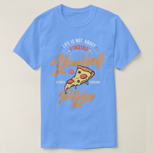 Pizza Lover und Pizza Fitness für Pizza ist Life 3 T-Shirt (Design vorne)
