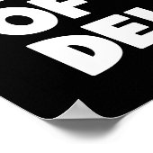 Pizza Lover Zitat - Gute Dinge kommen - Spaß Poster (Ecke)