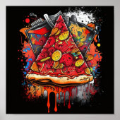 Pizza Lover's Poster (Vorne)