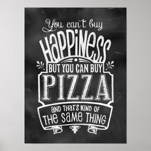 Pizza Lover's Poster (Vorne)