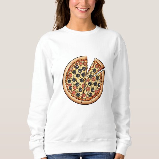 Pizza Lover's Sweatshirt (Vorderseite)
