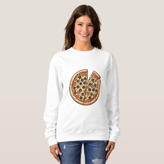 Pizza Lover's Sweatshirt (Vorne ganz)
