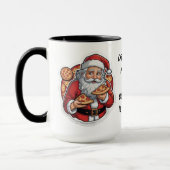 Pizza lustige Weihnachts-Tasse bearbeitet Tasse (Links)