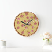 PIZZA lustiger WALL CLOCK Große Wanduhr (Zuhause)