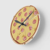 PIZZA lustiger WALL CLOCK Runde Wanduhr (Winkel)