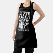 Pizza macht mich glücklich. Du, nicht so viel. Sch Schürze (InSitu)