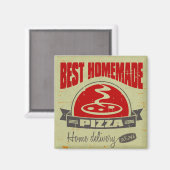 Pizza Magnet (Vorderseite/Rückseite)