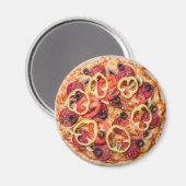 Pizza Magnet (Vorderseite/Rückseite)