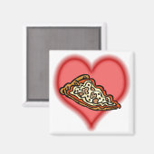 Pizza Magnet (Vorderseite/Rückseite)