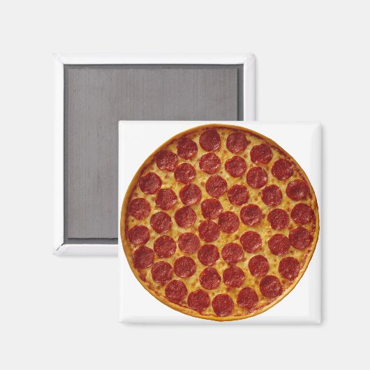 Pizza Magnet (Vorderseite/Rückseite)