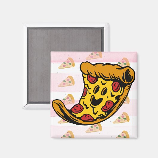 Pizza Magnet (Vorderseite/Rückseite)