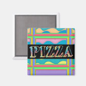 Pizza Magnet (Vorderseite/Rückseite)