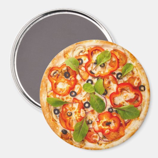 Pizza Magnet (Vorderseite/Rückseite)