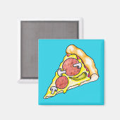 Pizza Magnet (Vorderseite/Rückseite)