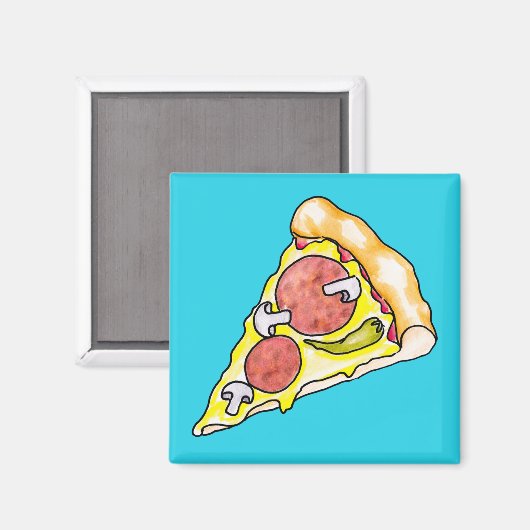Pizza Magnet (Vorderseite/Rückseite)