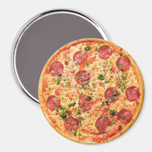 Pizza Magnet (Vorderseite/Rückseite)