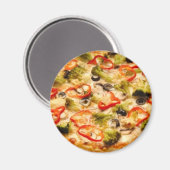 Pizza Magnet (Vorderseite/Rückseite)