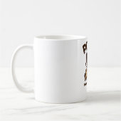 Pizza Make Me Happy Kaffeetasse (Links)