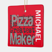 Pizza Maker Extraordinaire CUSTOM Keramikornament (Links)