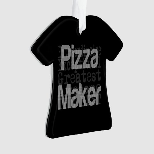 Pizza Maker Extraordinaire Ornament (Vorderseite)
