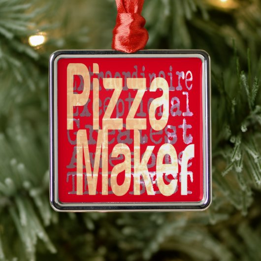 Pizza Maker Extraordinaire Ornament Aus Metall (Baum)