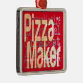 Pizza Maker Extraordinaire Ornament Aus Metall (Rechts)