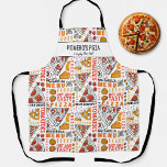 Pizza Maker Pizzeria Shop Individuelle Name Text Schürze<br><div class="desc">Schürze mit Pizzaslices und Pizzastreuchen und zwei Textzeilen. Fügen Sie den Namen einer Person,  das Restaurant oder den Namen eines Pizzeria-Shops hinzu oder löschen Sie den Text und das Rechteck und verwenden Sie einfach das Muster. Ideal für Pizzeria,  aufstrebende Koch,  Pizza Geburtstagspartys,  Gastgeber/Gastgeber Geschenke oder alle,  die Pizza Lieben.</div>