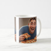 Pizza Man Kaffeetasse (VorderseiteRechts)