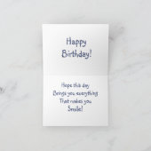 Pizza Man Karte (Innenseite)