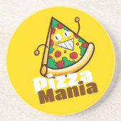 Pizza Mania Getränkeuntersetzer (Vorne)