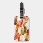 Pizza Margherita Gepäckanhänger (Vorderseite vertikal)