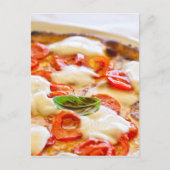 Pizza Margherita Postkarte (Vorderseite)