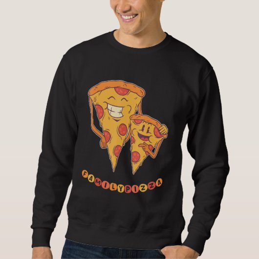 Pizza-Matching Sweatshirt (Vorderseite)