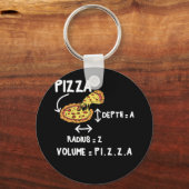 Pizza Math Circle Mathmatics Formeln Schlüsselanhänger (Vorderseite)