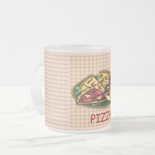 Pizza Mattglastasse (Vorderseite Links)