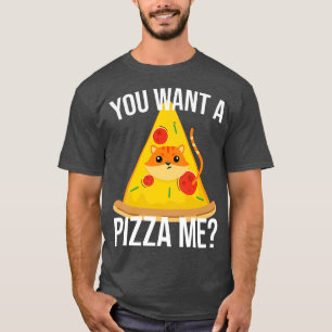 Pizza me cat memfood T-Shirt