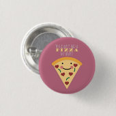 Pizza mein Herz Button (Vorne & Hinten)