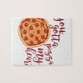 Pizza mein Herz Puzzle (Horizontal)